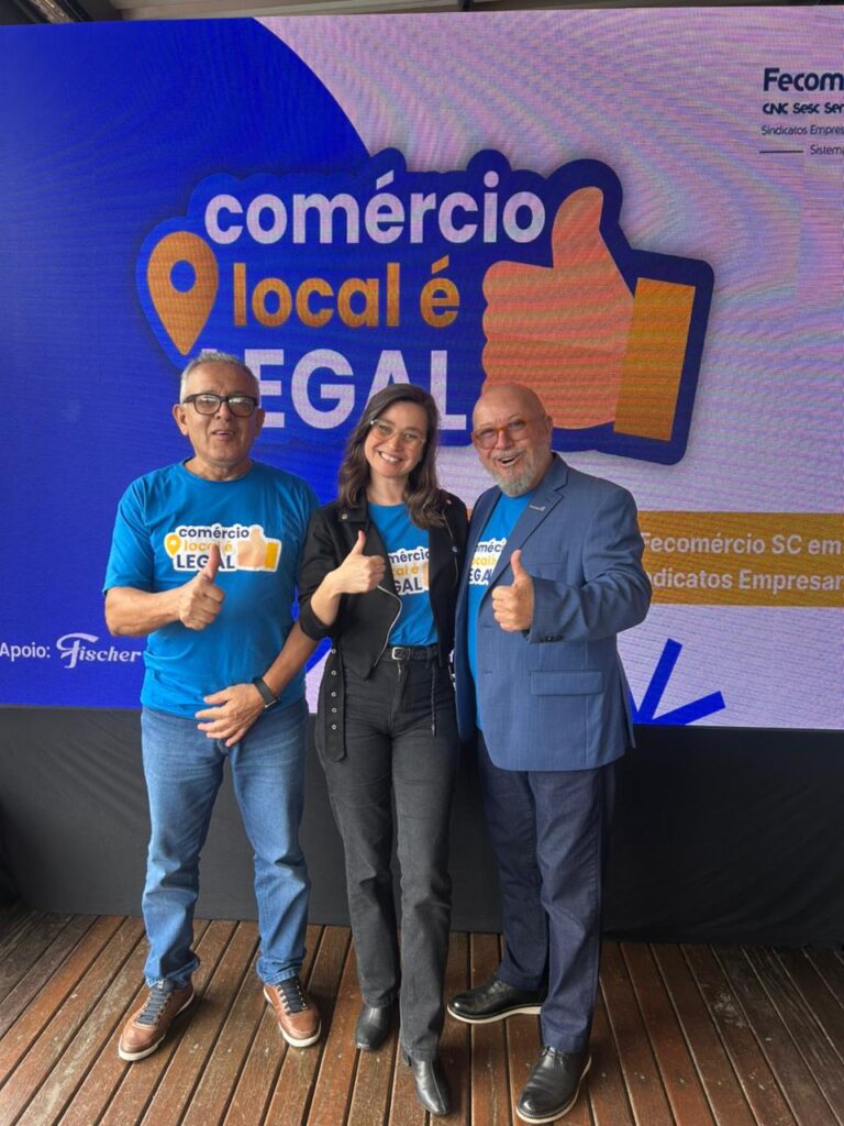Sirecom Grande Florianópolis participa do lançamento da campanha 'Comércio Local é Legal 2026'